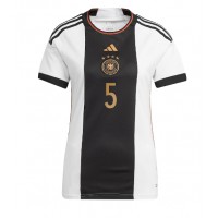 Camisa de time de futebol Alemanha Thilo Kehrer #5 Replicas 1º Equipamento Feminina Mundo 2022 Manga Curta
